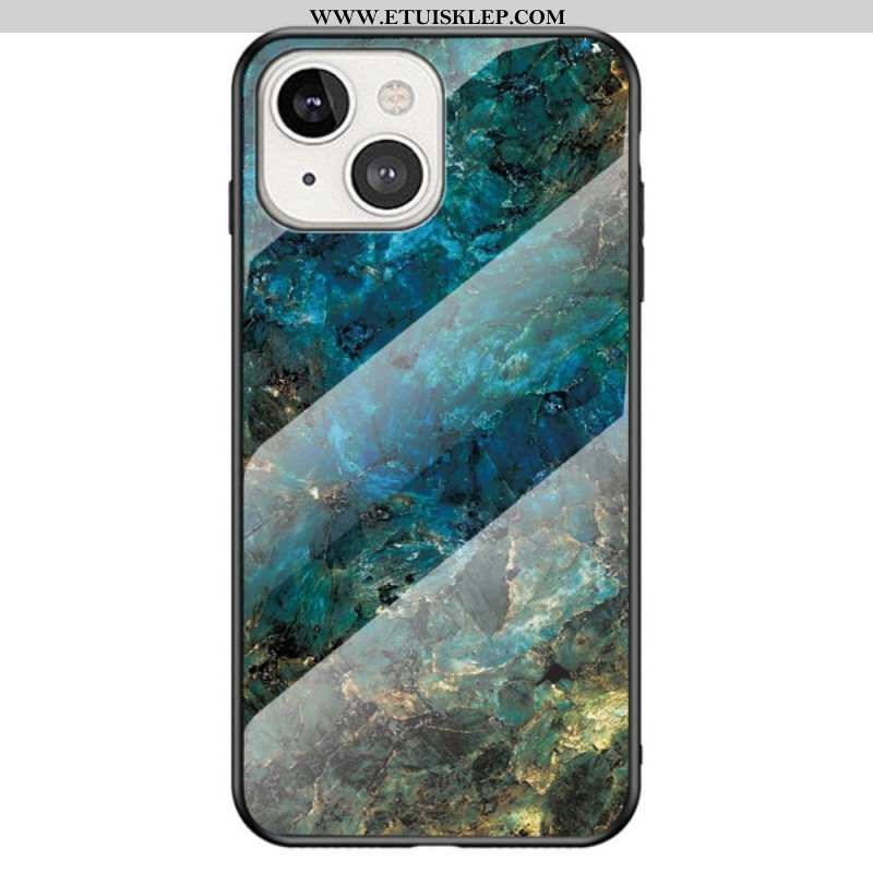 Etui do iPhone 14 Marmurowe Szkło Hartowane